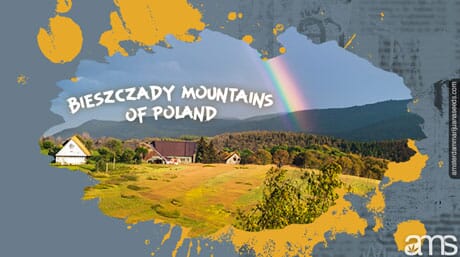Bieszczady mountains in Poland