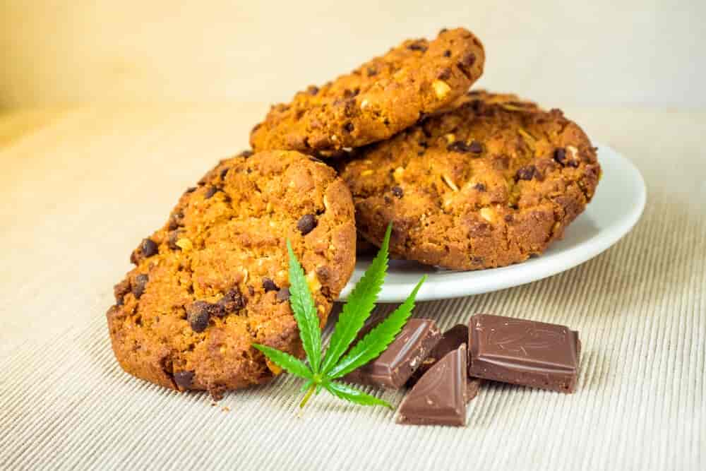 Cannabis cookies and cannabis chocolate