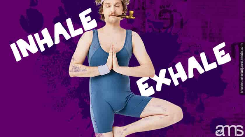 man in yoga posture