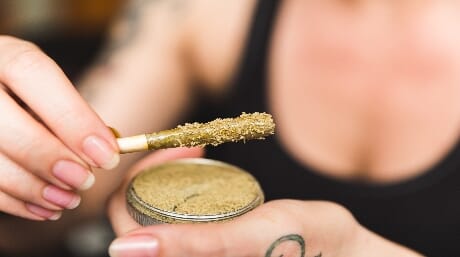 making a kief reefer