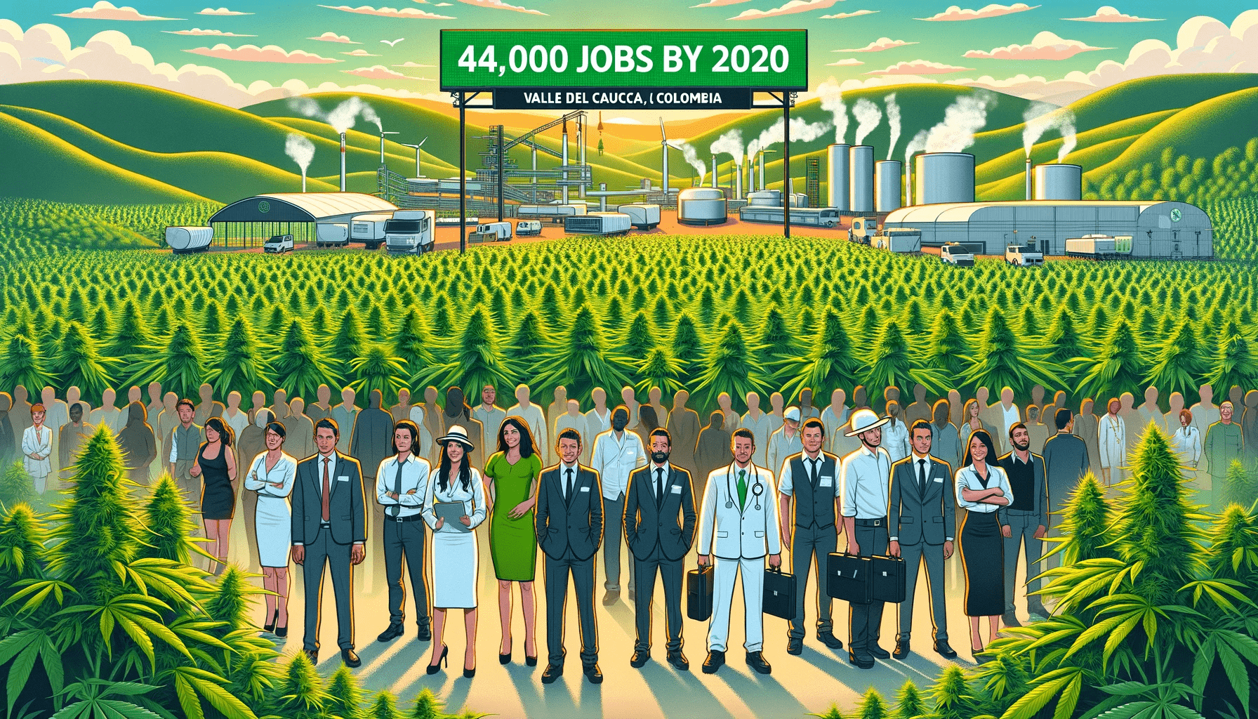 cannabis industry is growing: 44 thousand jobs in perspective